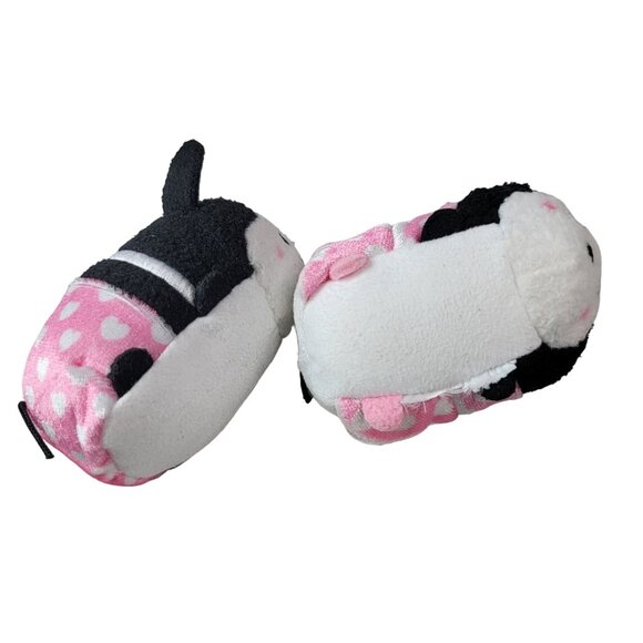 Disney Mickey Minnie Valentine Mini Plush Lot of 2 Cupid Hearts Wings Tsum Tsum - Picture 7 of 9